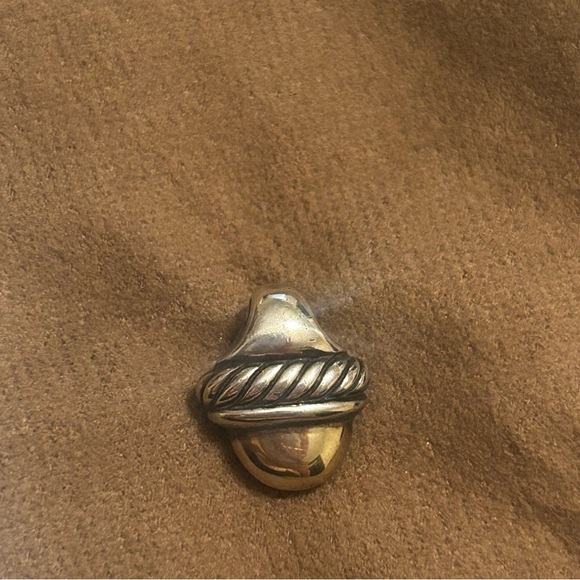 David Yurman 2 tone acorn pendant - Picture 6 of 6